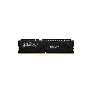 Memória RAM DDR5 16GB 6000MHz Kingston Fury Beast BLK para AMD KF560C36BBE2-16