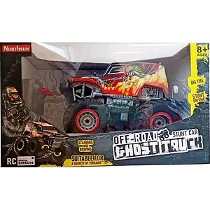 Caminhão Off-Road Rc Ghost Truck Northsun - Controle Remoto Vermelho Ns024443