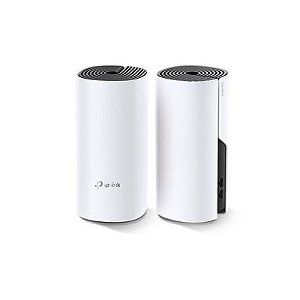 Roteador Wi-Fi Tp-Link Deco E4 Ac1200 - Pacote Com 2 Unidades Para Casa Inteira
