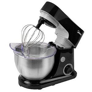 Batedeira Planetária Midea MJ-KM6001W 600W 4L Preto - Potência e Estilo para sua Cozinha