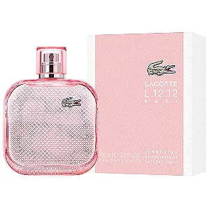 Perfume Lacoste L.12.12 Rose Sparkling EDT 100mL - Feminino - Aroma Floral Vibrante