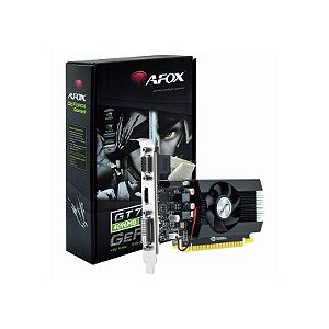 Placa De Vídeo Vga Gt710 4Gb Afox Ddr3 Af710-4096D3L7-V1 De 64Bits