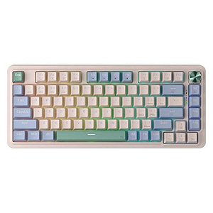 Teclado Mecânico Sem Fio Redragon K673 Pro RGB Switch Vermelho 75% Preto
