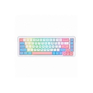 Teclado Mecânico Redragon K709WBP-RGB Nova Pro Branco - Layout EUA