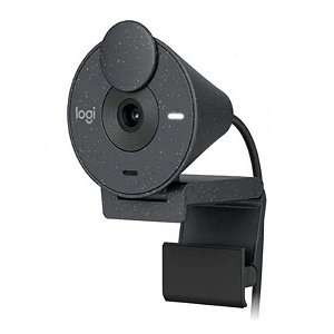 Webcam Logitech Brio 305 1080P Grafite - Alta Definição e Qualidade Profissional
