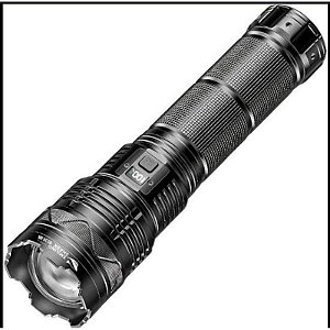 Lanterna LED Tubarão Sorridente SD-5991 na Cor Preta