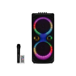 Caixa de Som Bluetooth Prosper P-1828 - 5000W com USB e Rádio FM - Preta