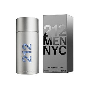 Perfume Masculino Carolina Herrera 212 Men NYC Eau de Toilette 100 ML