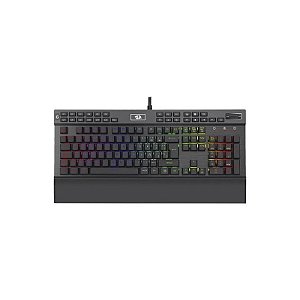 Teclado Mecânico Gamer Redragon Yama RGB com Fio - Preto K550W-1-SP