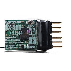 Receptor R4CH Airtronics RX40H 2.4G FHSS-1 - Alta Performance e Confiabilidade