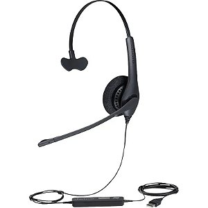Fone de Ouvido Jabra GN Biz 1500 Mono USB Preto - Som Profissional e Conforto Ergonômico