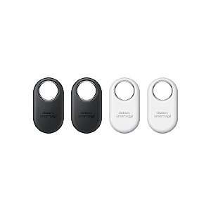 Localizador Samsung Galaxy SmartTag 2 - Conjunto de 4 - Cores Branco e Preto