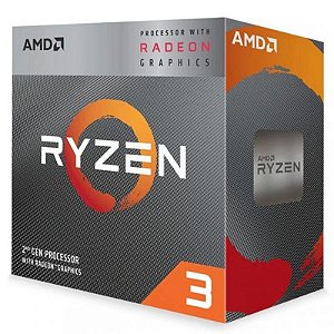 Processador AMD Ryzen 3 3200G AM4 4 Núcleos 4 Threads - Desempenho Eficiente