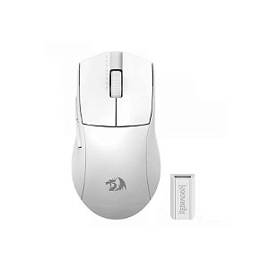 Mouse Gamer Redragon King Pro M916W-Pro Sem Fio 26000 DPI - Branco