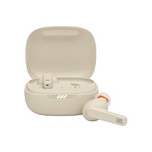 Fone de Ouvido Sem Fio JBL Live Pro+ TWS com Cancelamento de Ruído - Bege