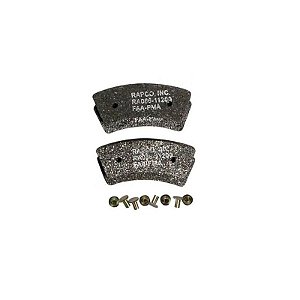 Kit de Revestimento de Freio Rapco RA066 10600 4K - Conjunto de 4 Pastilhas Brake Lining Kit Pack 11200