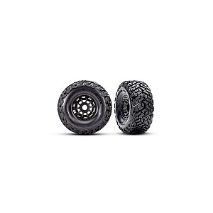 Rodas Traxxas Maxx Slash Pretas 17MM Lado Esquerdo e Direito 10272