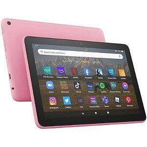 Tablet Amazon Fire HD 8 - 2GB RAM, 32GB Armazenamento, Fire OS 12 - Rosa (Caixa Danificada)