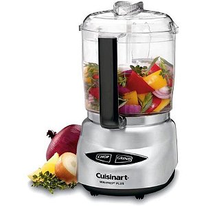 Processador de Alimentos Cuisinart DLC-4CHB Inox 250W para 4 Xícaras 110V