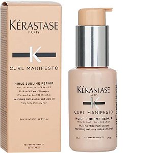 Óleo Reparador Kérastase Curl Manifesto - Tratamento Capilar 50Ml