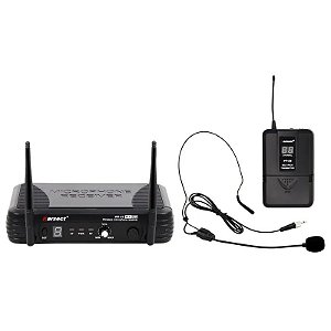 Microfone Sem Fio UHF Karsect WR-25/PT-25/HT9-A - Qualidade Profissional de Áudio