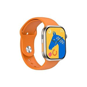 Smartwatch Wiwu SW01 S9 Dourado e Preto com Monitoramento Avançado de Saúde