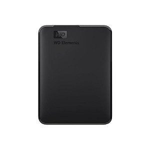 HD Externo Western Digital 2TB WD Elements 2.5 - Preto - Alta Capacidade e Portabilidade