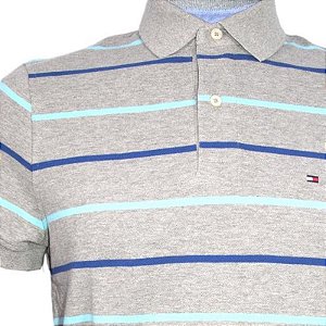Polo M C8878A7672 4 0 Tommy Hilfiger 004 L Cinza