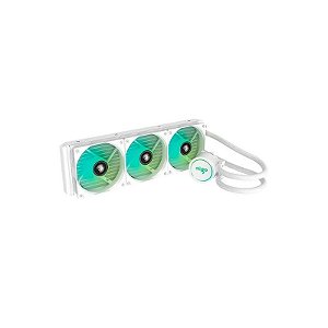 Cooler para Processador Aigo AC 360 RGB - Branco com Iluminação LEDs
