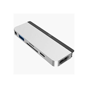 Adaptador Multifuncional Usb-C 6 Em 1 - Prata