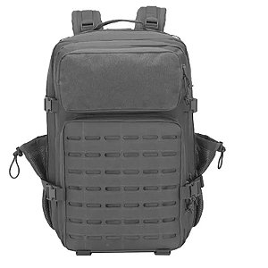 Mochila Tática Doberman 60L Na Cor Cinza - Resistente E Espaciosa