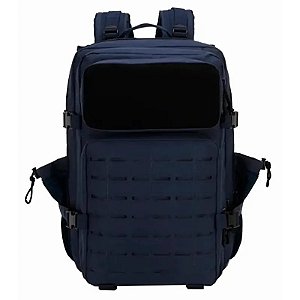 Mochila Tática Doberman 60L Azul - Alta Capacidade e Durabilidade para Aventuras