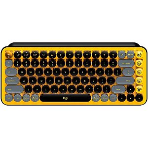 Teclado Wireless Logitech Pop Keys 920-010713 - Espanhol, Switch Marrom