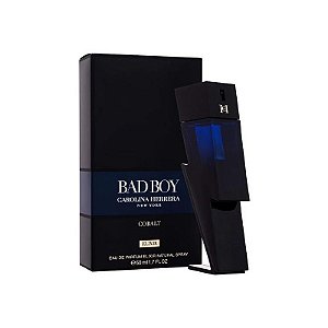 Perfume Masculino Carolina Herrera Bad Boy Cobalt Elixir 50 ML - EDP Elegante e Marcante
