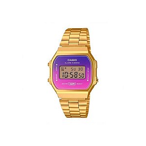 Relógio Unissex Casio A168Werg 2Adf Dourado