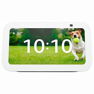 Caixa de Som Amazon Echo Show 5 - 3ª Geração com Tela de 5.5 e Alexa - Branco