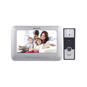 Vídeo Porteiro Eletrônico Hikvision Ds-Kis202T - Kit De Segurança Residencial