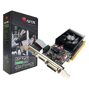 Placa de Vídeo Afox Nvidia GeForce GT-730 4GB DDR3 - Desempenho Confiável para Jogos