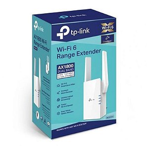 Repetidor TP-Link RE605X AX1800 Wi-Fi 6 Dual Band - Amplificador de Sinal para Internet