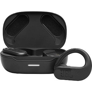 Fones JBL Endurance Peak 3 Bluetooth - Preto, Sem Fio para Atividades Esportivas