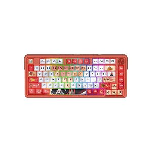 Teclado Gamer Redragon Ucal Pro K673AK-RGB - Inglês - Vermelho