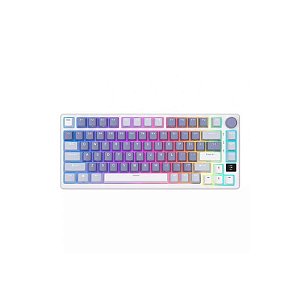 Teclado Mecânico Royal RK-M75 RGB com Switch Brown Ocean Blue