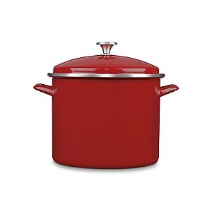 Panela De Esmalte Vermelho Cuisinart Chef S 12 Litros