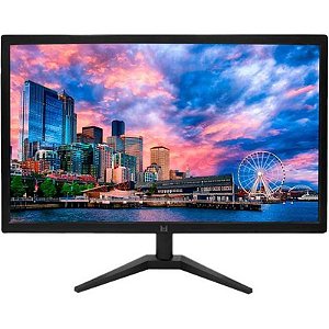 Monitor Tek 22 FHD 60Hz 5ms HDMI e VGA - Tela de Alta Definição com Tempo de Resposta Rápido