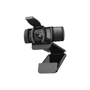 Webcam Logitech C920S Pro Full HD 1080P USB - Preto e Compacto
