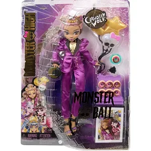 Boneca Monster High Monster Ball Clawdeen Wolf - Original Mattel