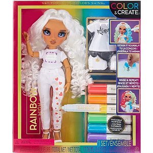 Boneca Colorir e Criar Rainbow High - Edição Especial 594147