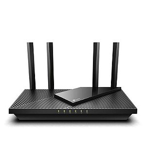 Roteador TP-Link Archer AX55 AX3000 Dual-Band 4 Antenas - Velocidade de 2.976 Mbps - Preto