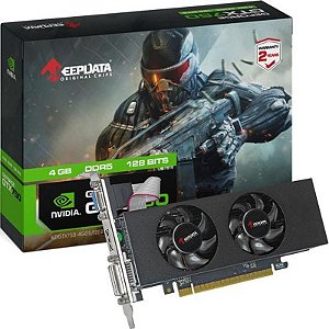 Placa de Vídeo Keepdata GeForce GT750 4GB DDR5 - HDMI, DVI, VGA, 1020MHz