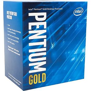 Processador Intel Pentium Gold G6400 LGA1200 4GHz com Cooler e 4MB Cache